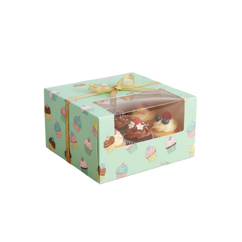 RB-03 Caja Rígida para Cupcakes