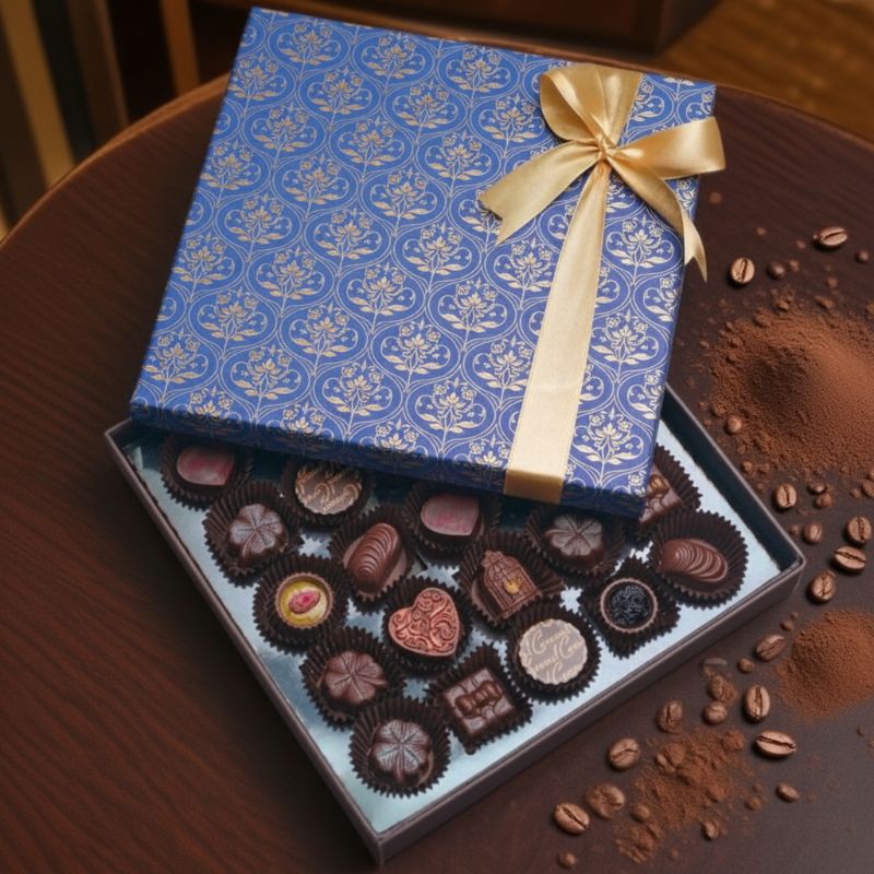 Caja de Tapa y Base para Chocolate LB-201