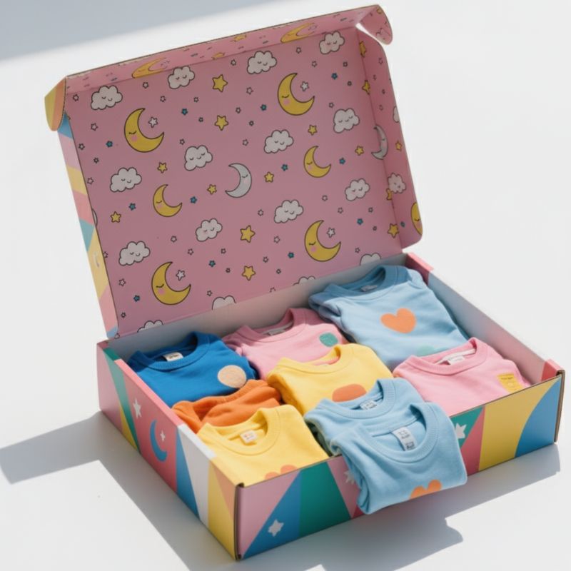 Caja Rígida para Ropa de Bebé RB-201