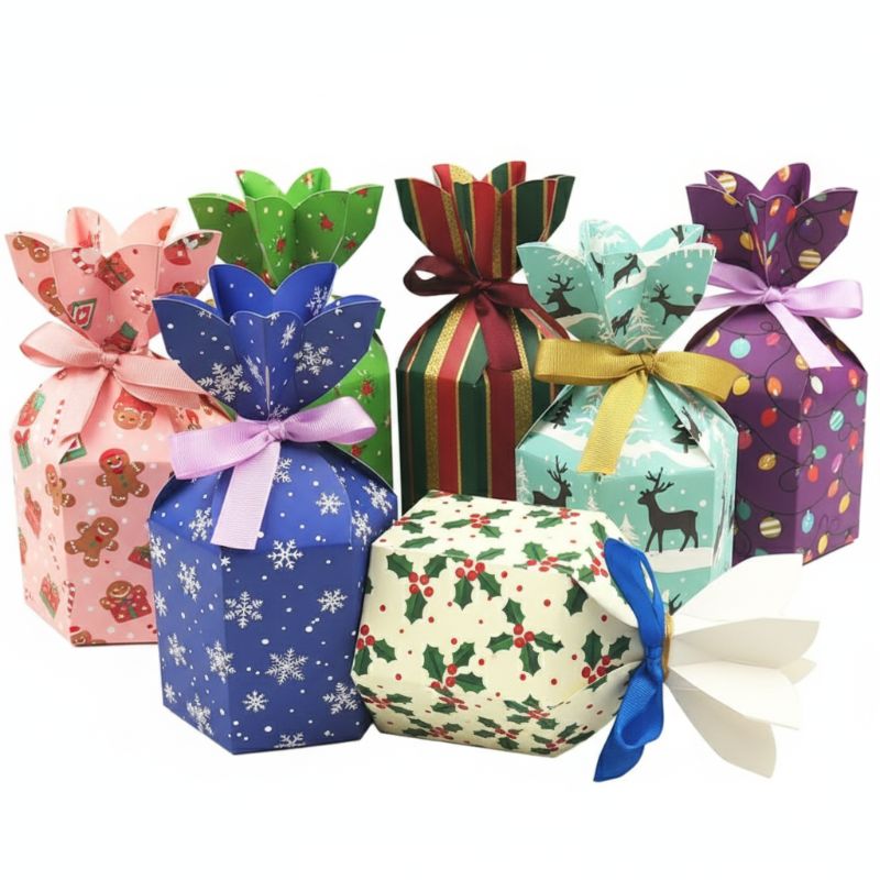 Caja Rígida para Dulces Navideños RB-212