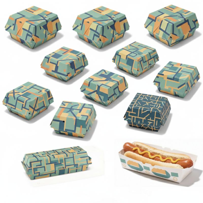 Caja Rígida para Hamburguesa RB-215