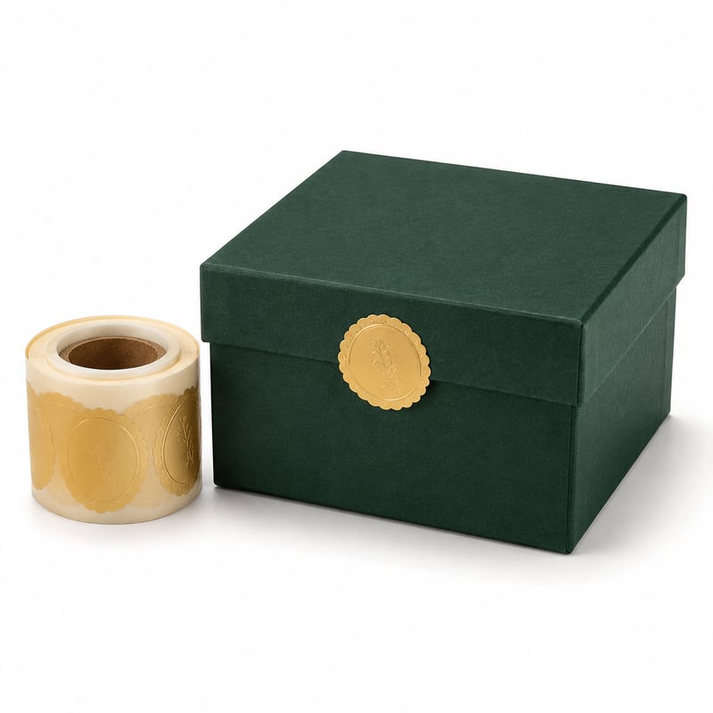 Etiquetas de sellado para cajas de joyería