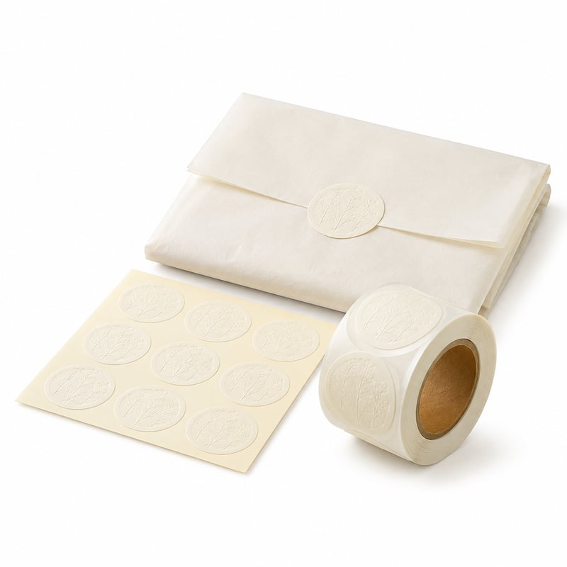 Etiquetas de sellado para regalo con relieve