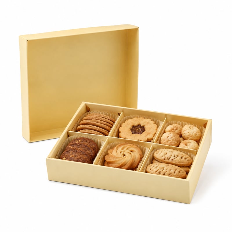 Caja para selección de galletas