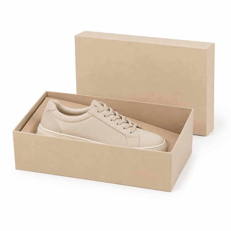 Caja de tapa y base para zapatillas deportivas