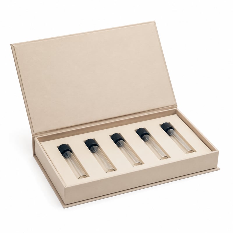 Caja magnética para descubrimiento de fragancias
