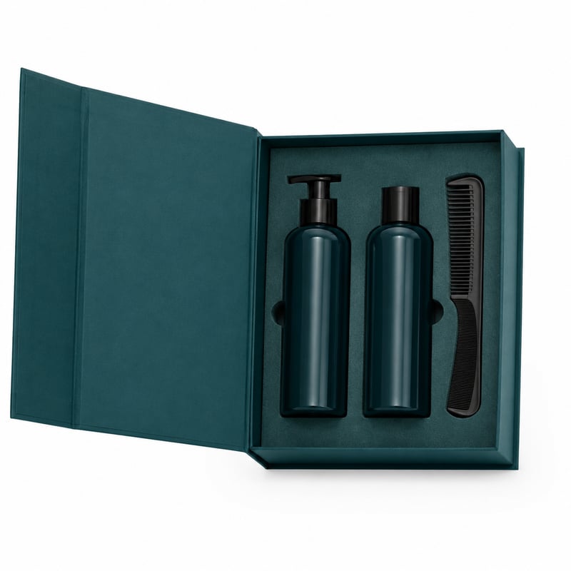 Caja magnética para cuidado del cabello