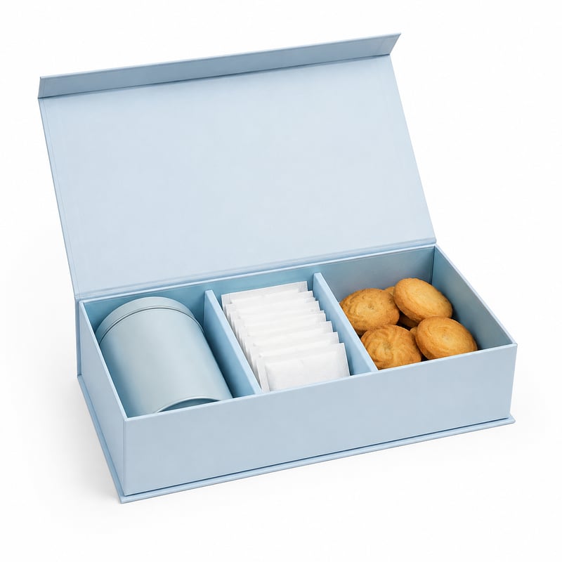 Caja magnética para té de la tarde