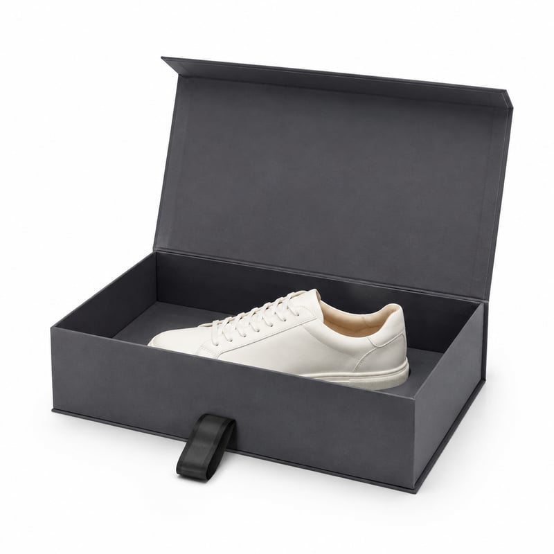 Caja magnética para coleccionista de zapatillas