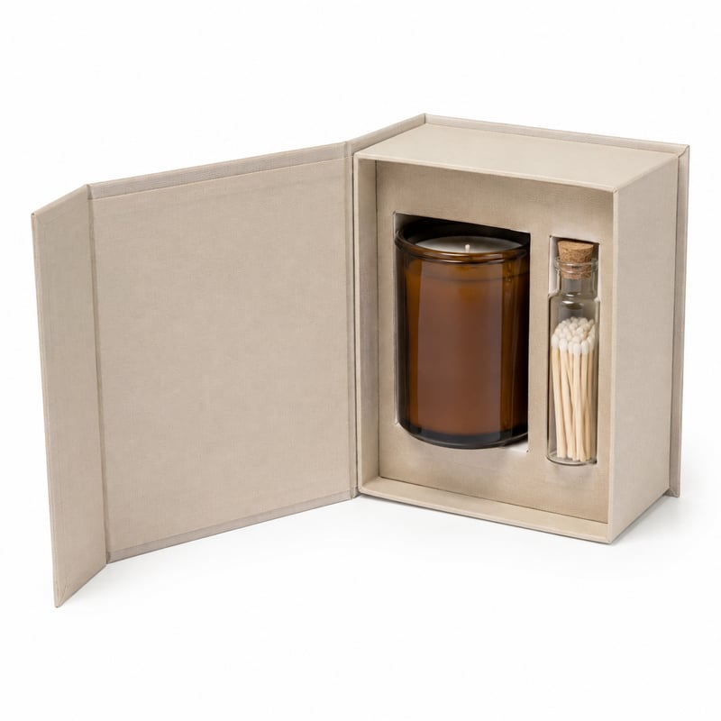 Caja magnética para regalo de velas
