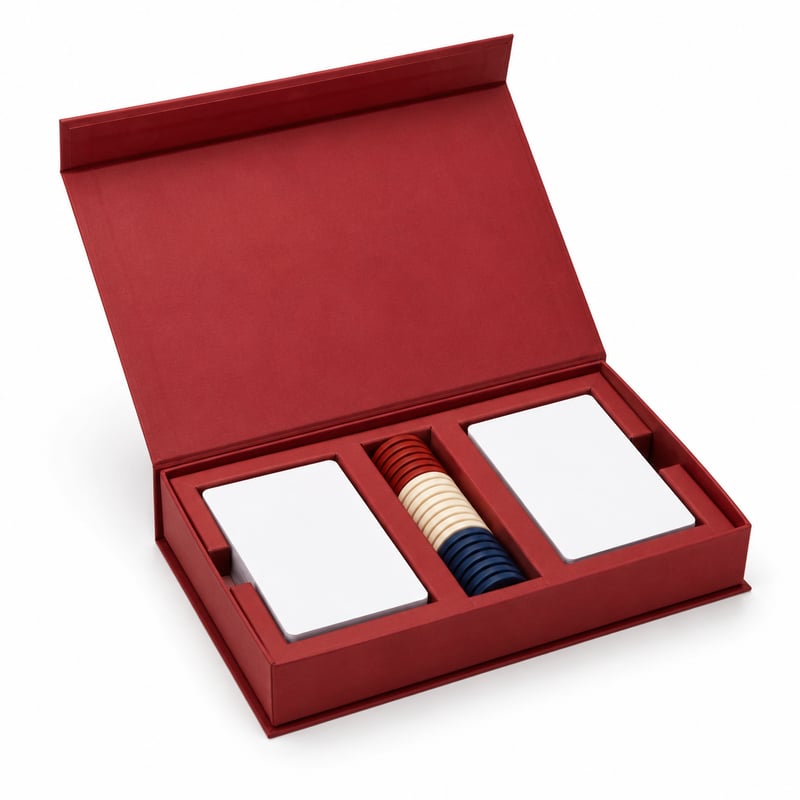 Caja magnética para juegos de cartas