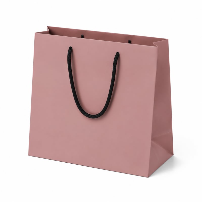 Bolsa de papel para compras de maquillaje