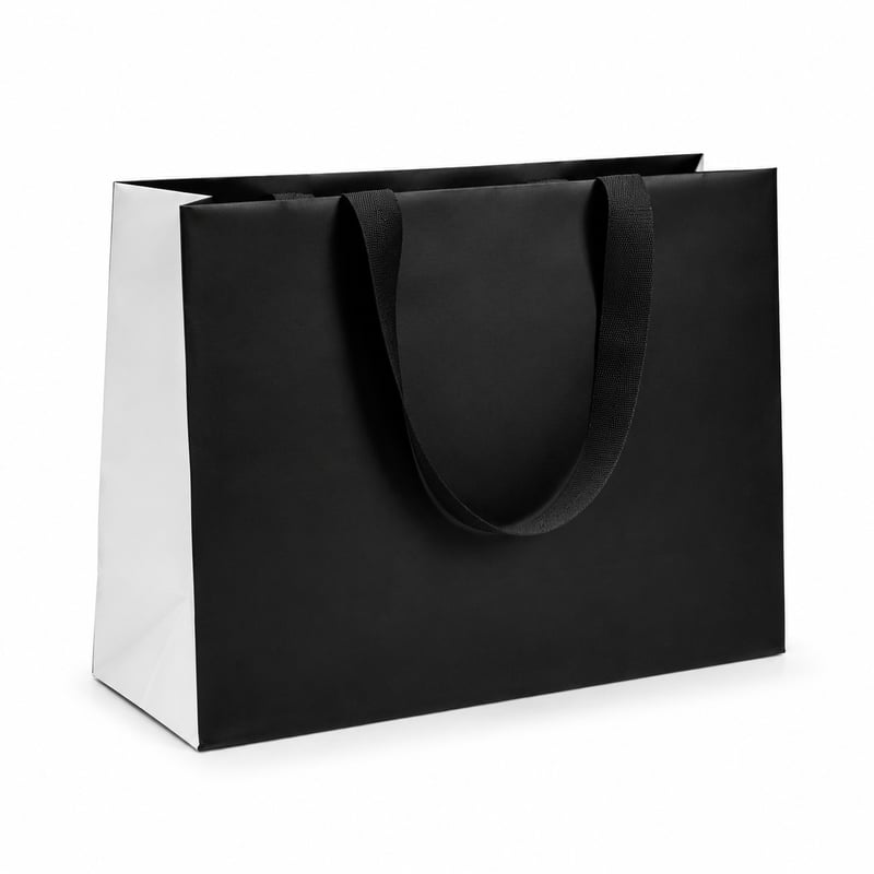 Bolsa de papel para tienda de moda
