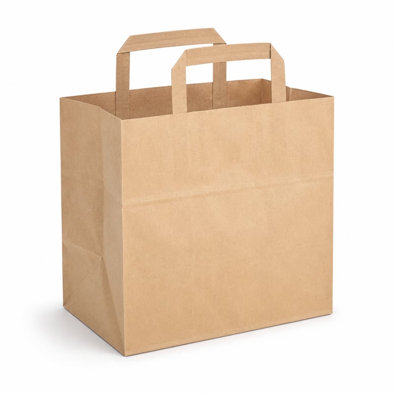 Bolsa de papel para llevar de panadería