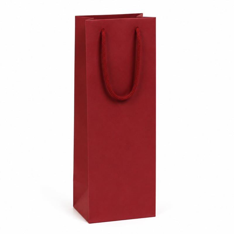 Bolsa de papel para botella de vino