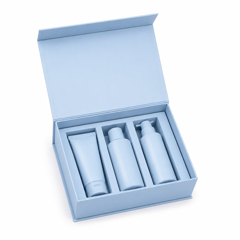 Caja rígida para rutina de cuidado de la piel