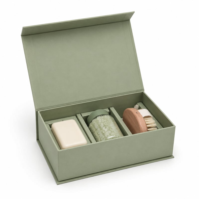 Caja rígida para ritual de baño
