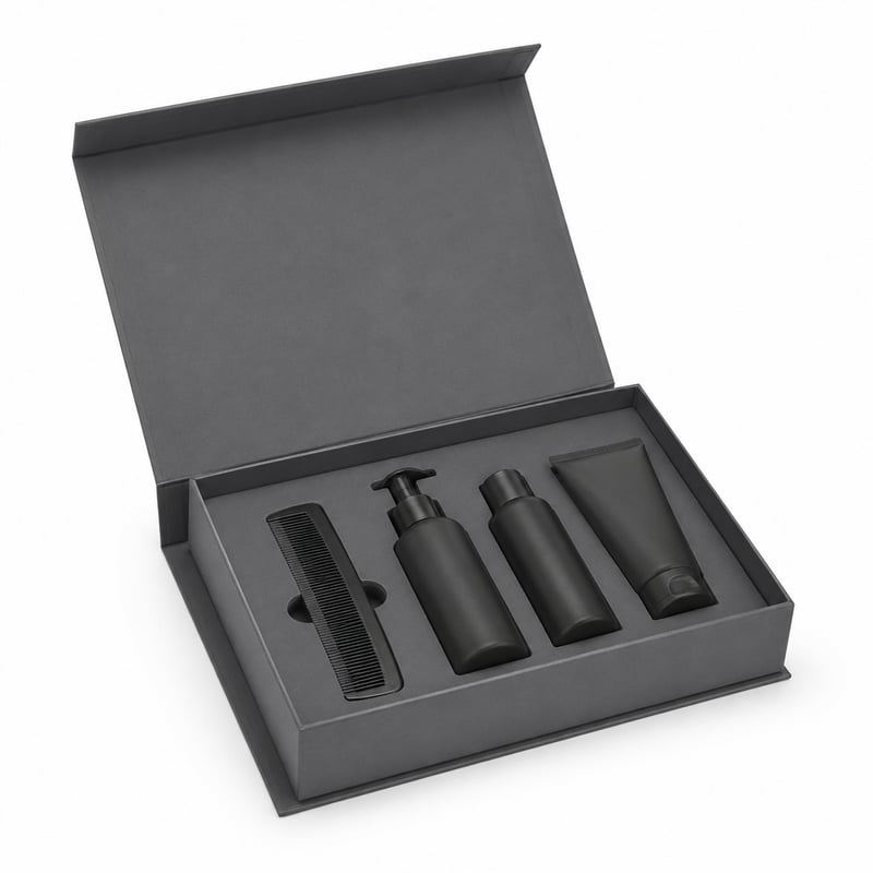 Caja rígida para kit de cuidado personal