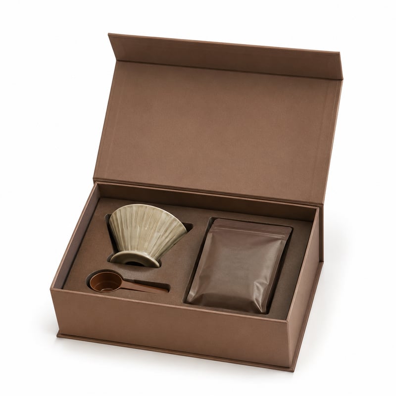 Caja rígida para cafetera
