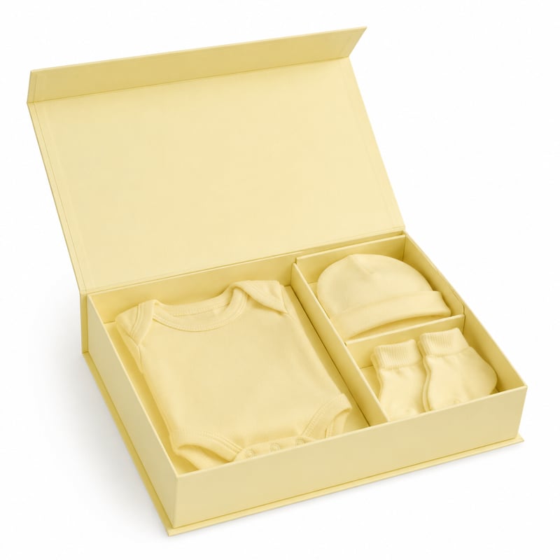 Caja rígida para ropa de bebé