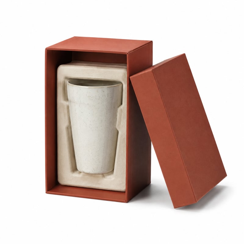 Caja rígida para taza de cerámica