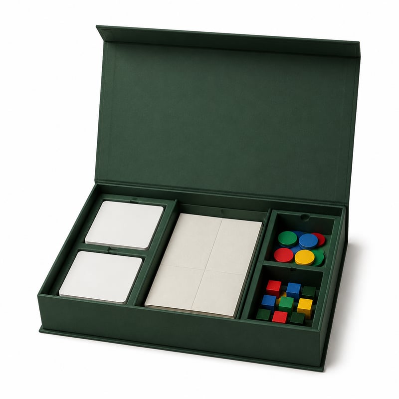 Caja rígida para juego de mesa